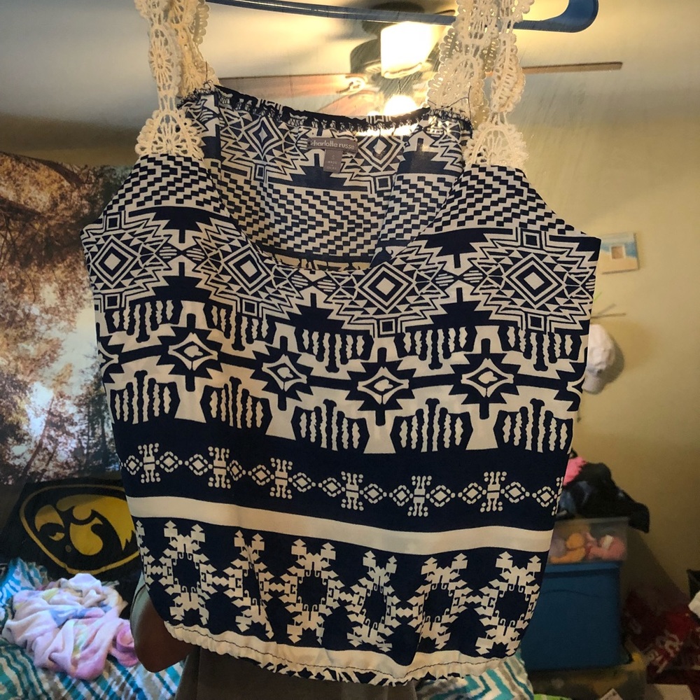 A mix of v necks and casual tops